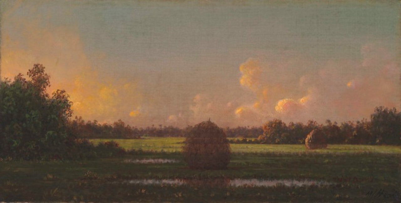 Haystacks by Martin Johnson Heade