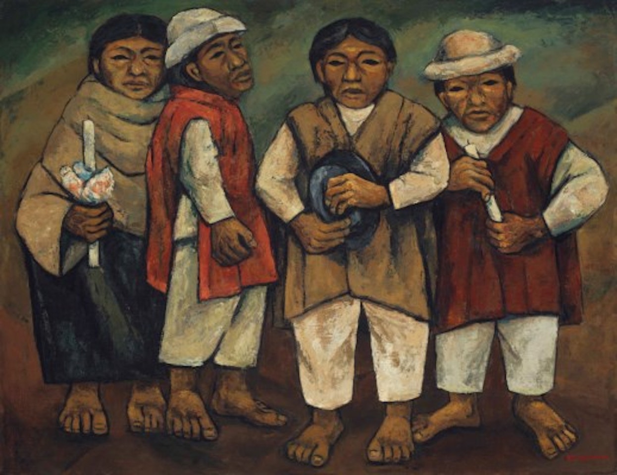 Indígenas by Oswaldo Guayasamin