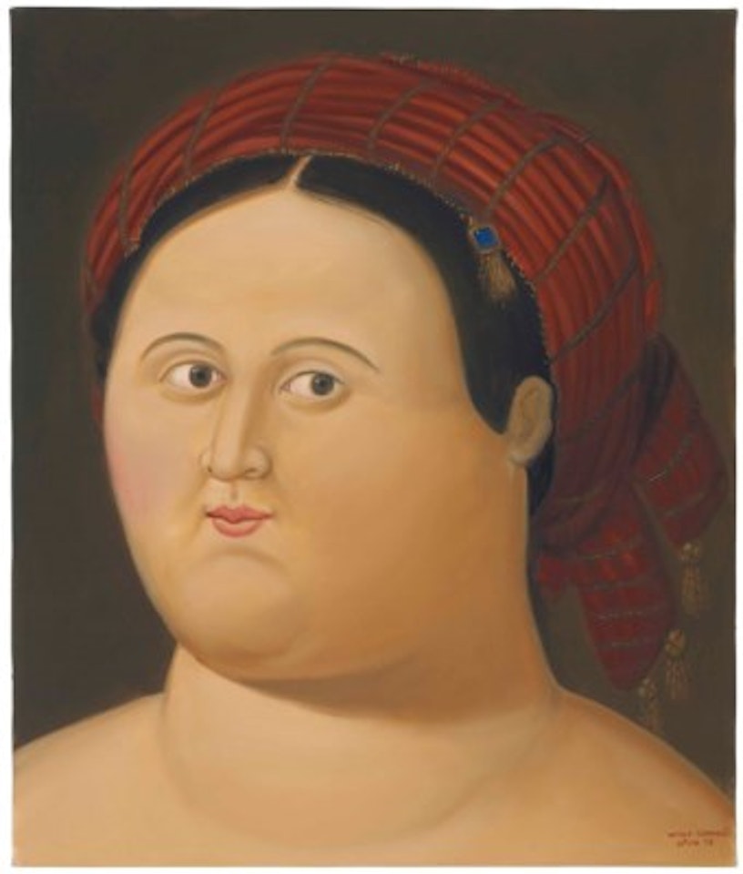 After Raphael by Fernando Botero