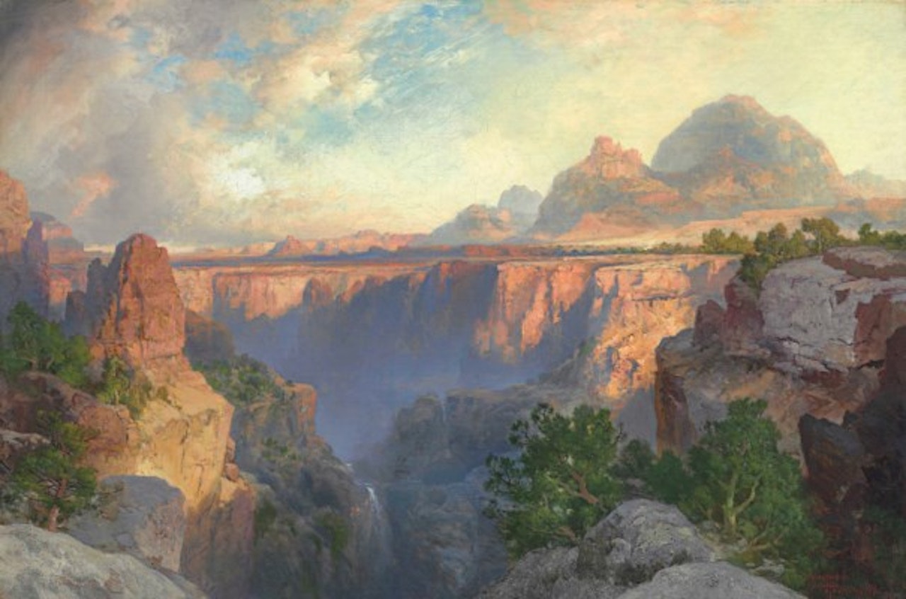 Canyon of the Virgin River by Thomas Moran
