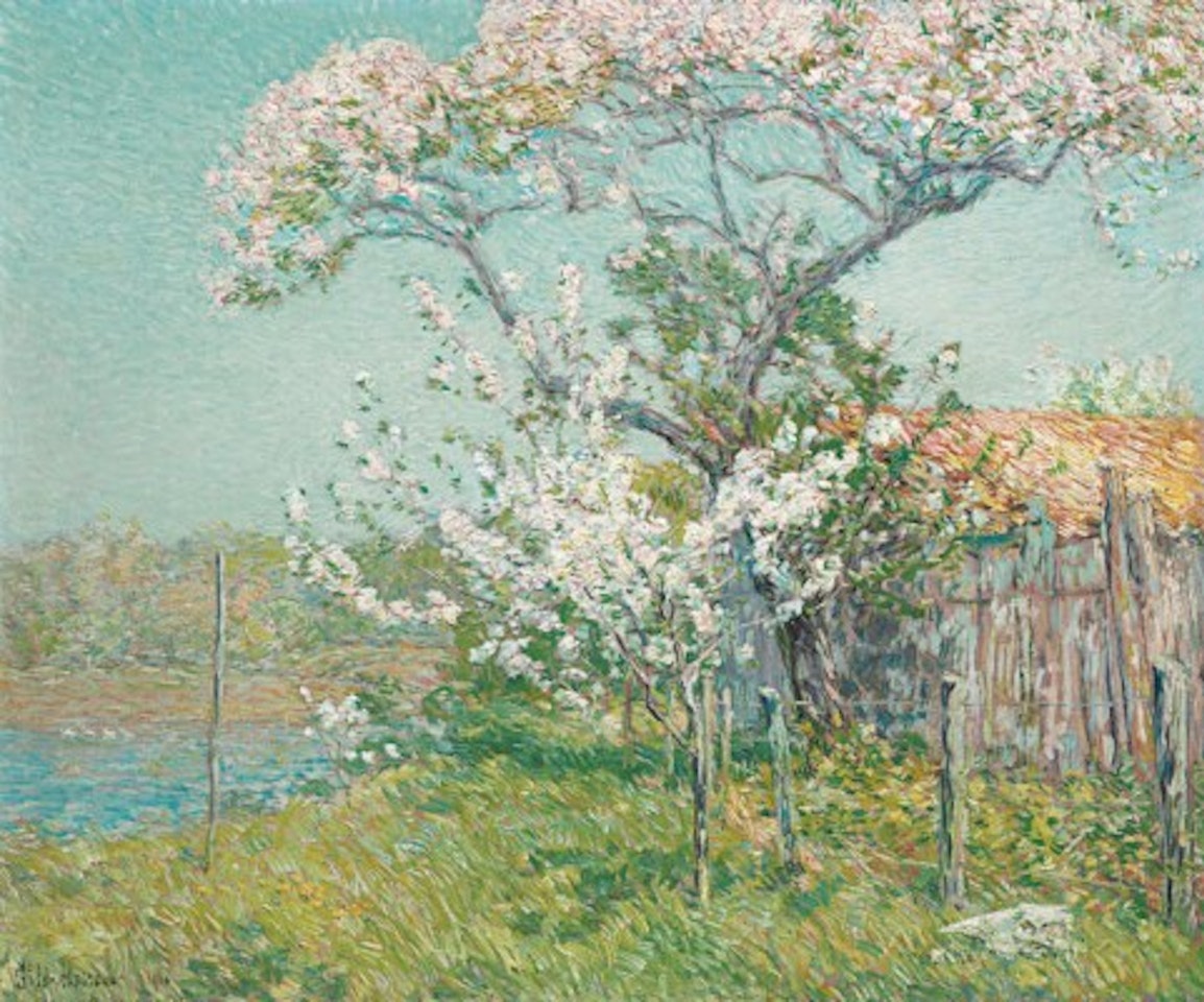 Apple Trees in Bloom, Old Lyme by Childe Hassam