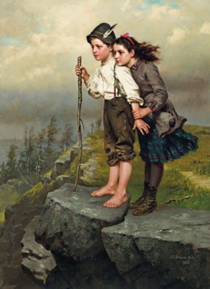 Looking Out to Sea by John George Brown