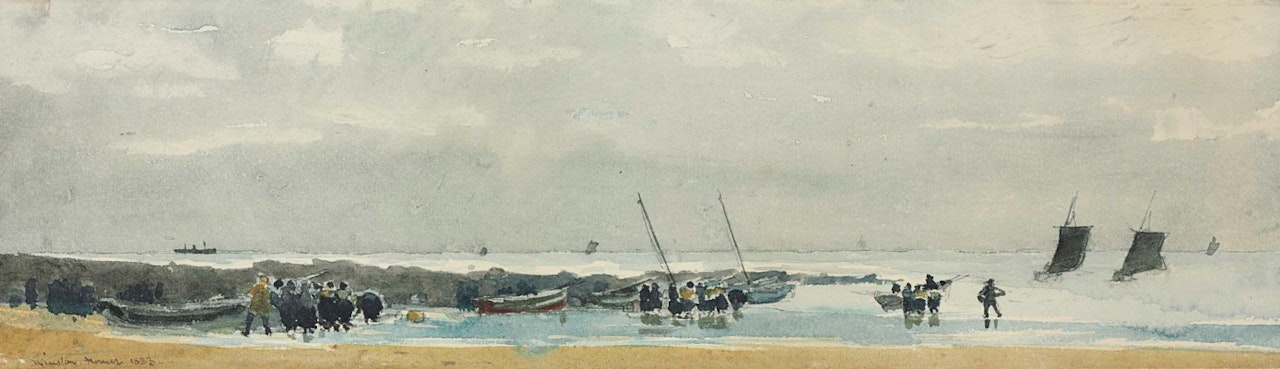 Tynemouth Beach by Winslow Homer
