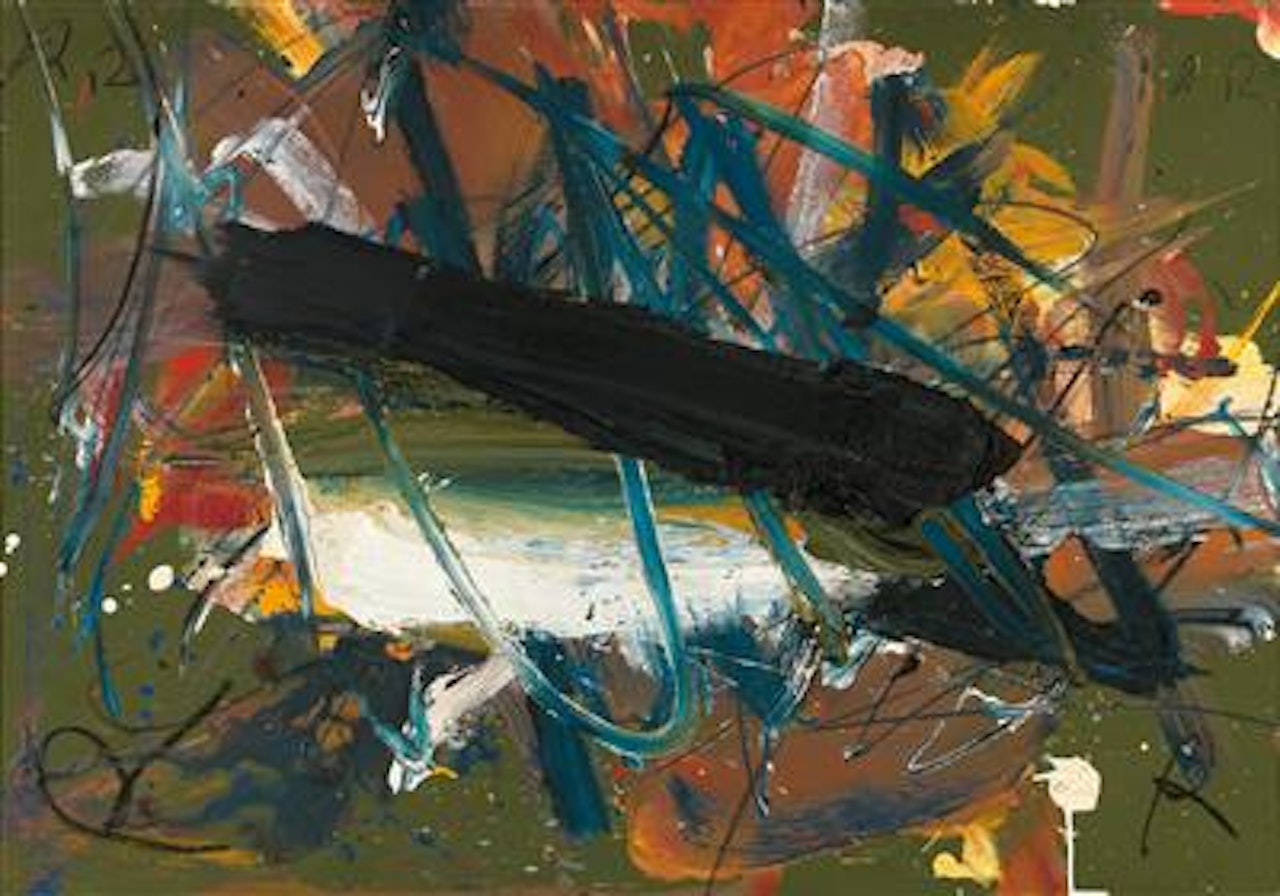 “Schwarzer Streich” by Arnulf Rainer