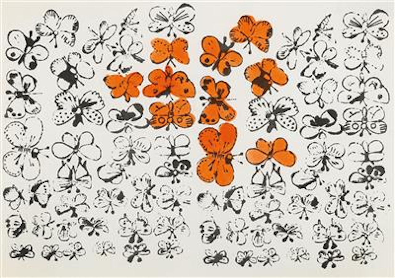 Happy butterfly day by Andy Warhol