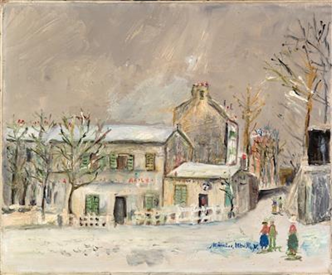 Le Lapin Agile sous la neige by Maurice Utrillo