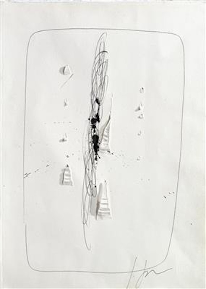 Space concept by Lucio Fontana