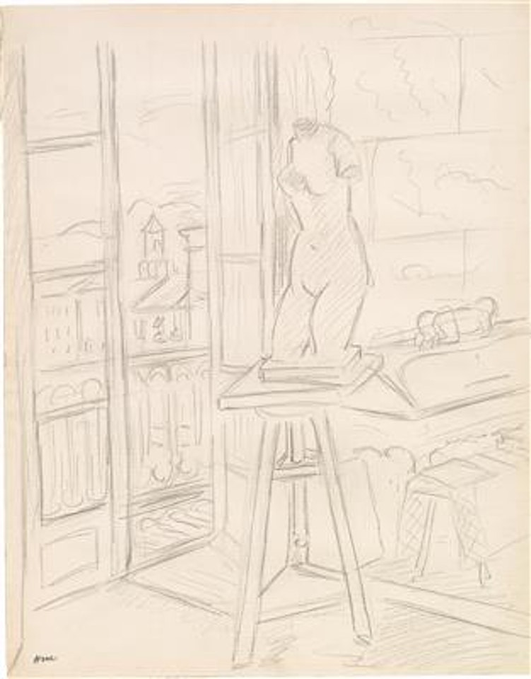 Buste dans l’atelier by Henri Matisse