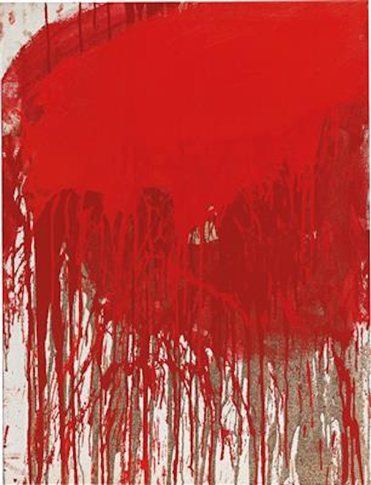 Splatter painting by Hermann Nitsch