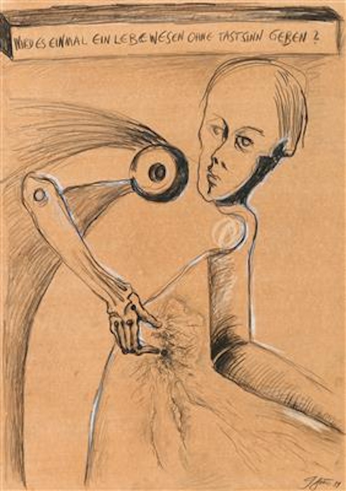 Will there ever be a living being without touch? by Gunter Brus