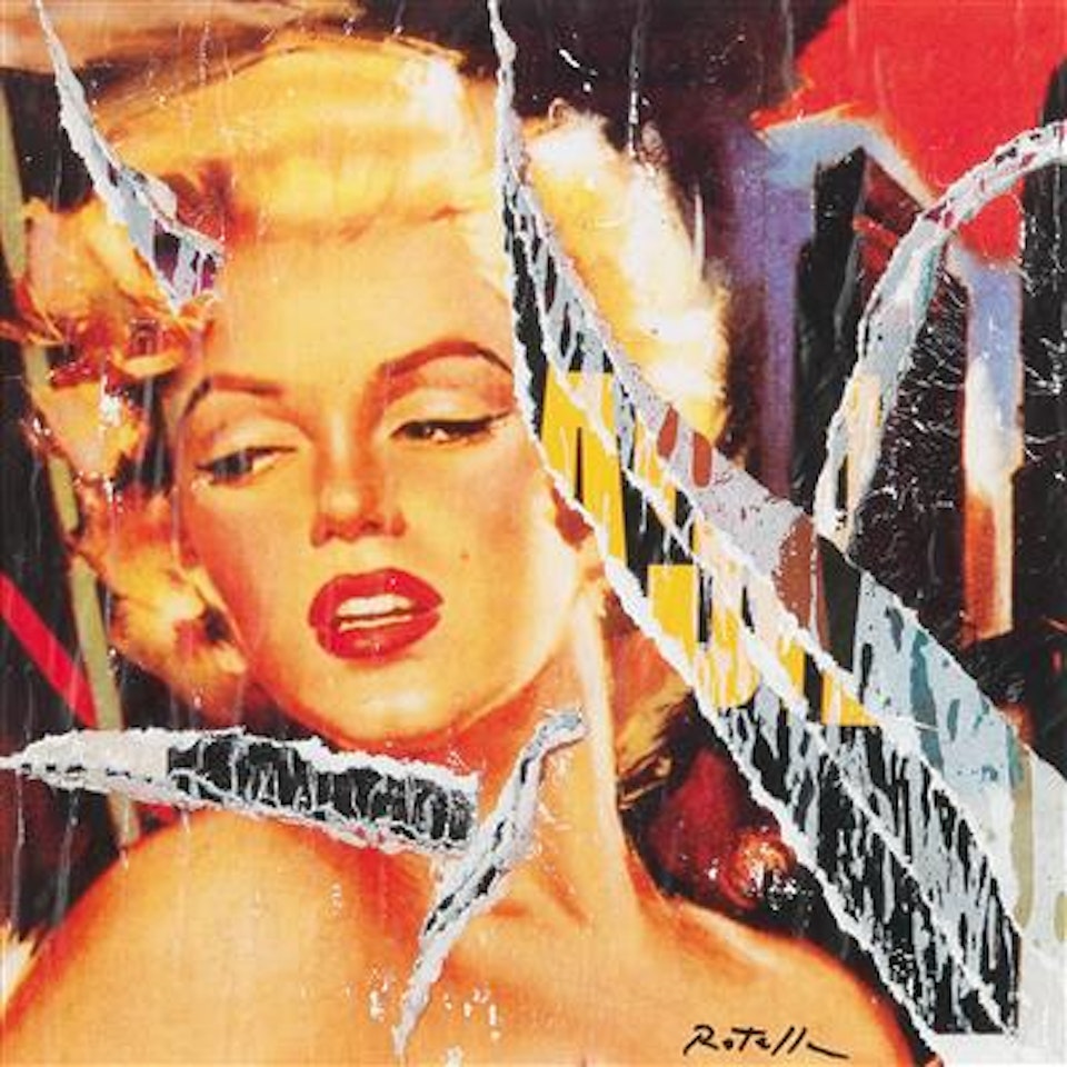 “Marilyn” by Mimmo Rotella