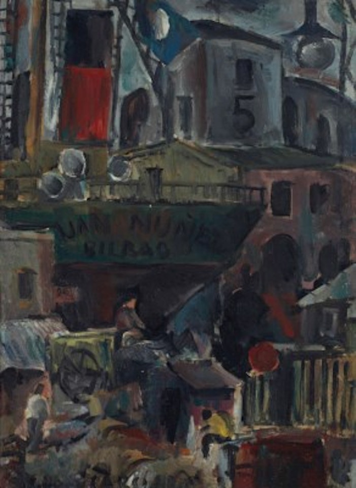 Untitled (also known as Puerto ‘Juan Muñoz Bilbao’) by Joaquín Torres-García