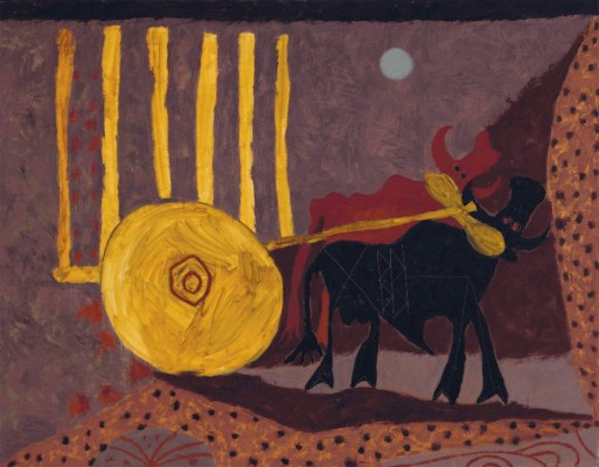 Carreta con buey/toro by Rodolfo Nieto