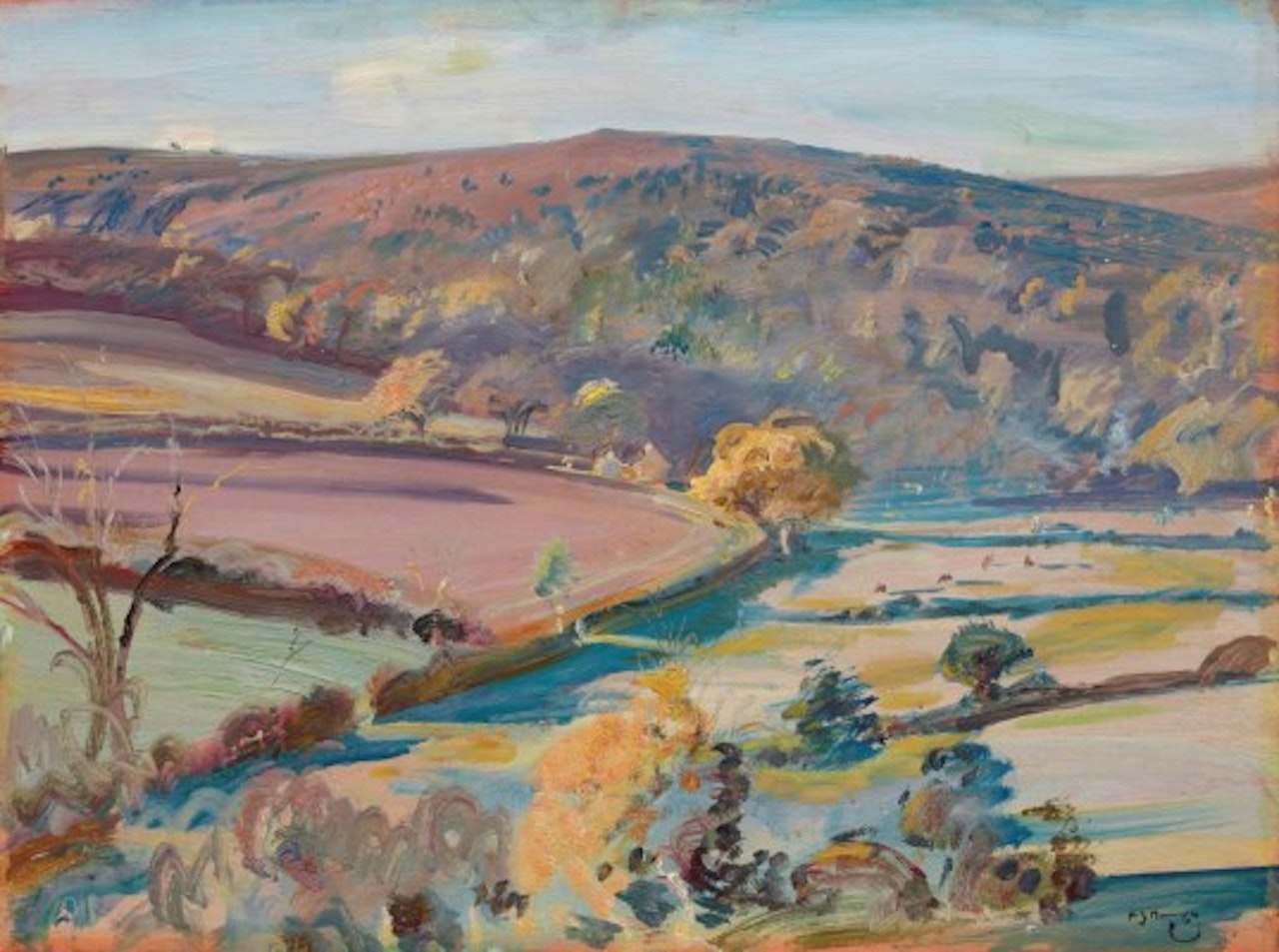 September afternoon, Exmoor by Alfred James Munnings