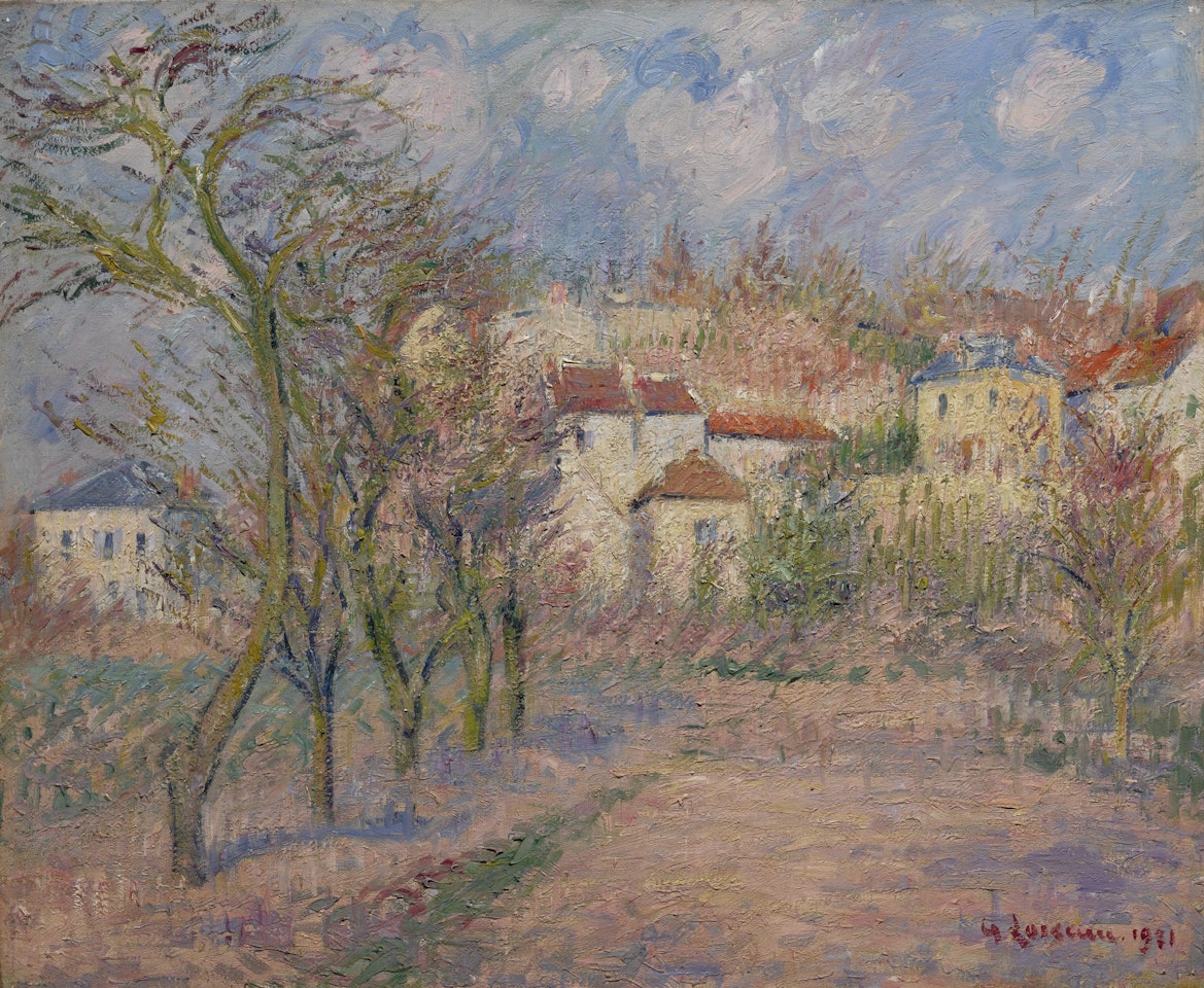 VERGER À HÉROUVILLE by Gustave Loiseau