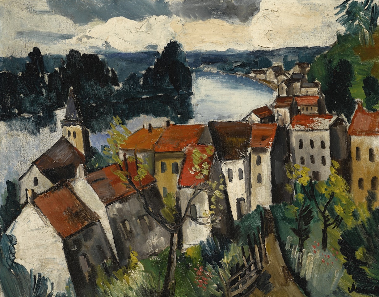 PAYSAGE PRÈS DE CHÂTOU by Maurice de Vlaminck