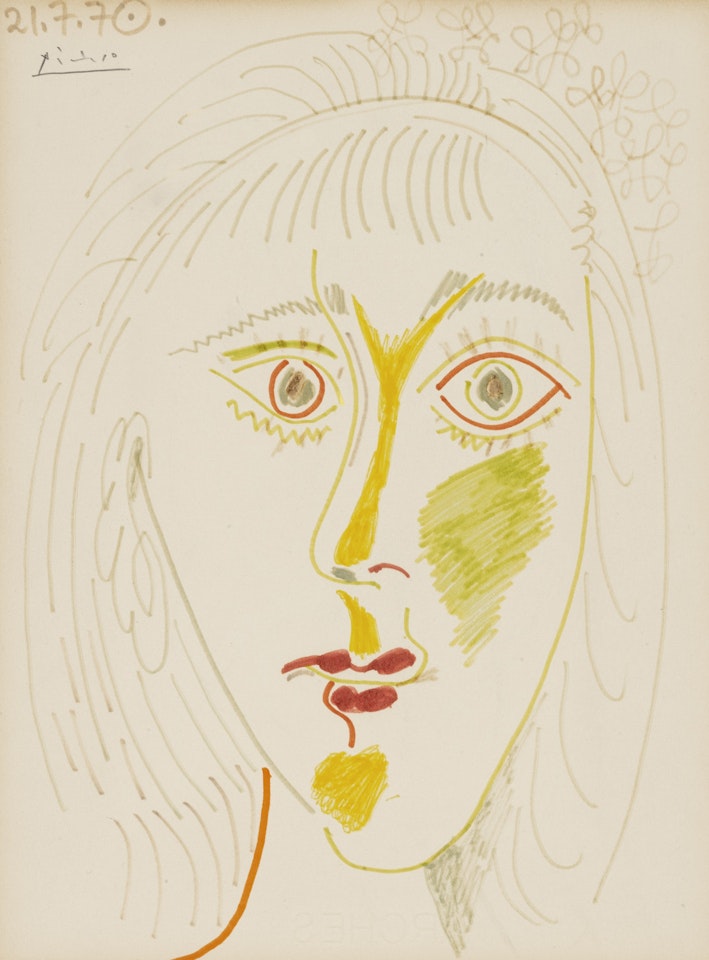 TÊTE DE FEMME by Pablo Picasso