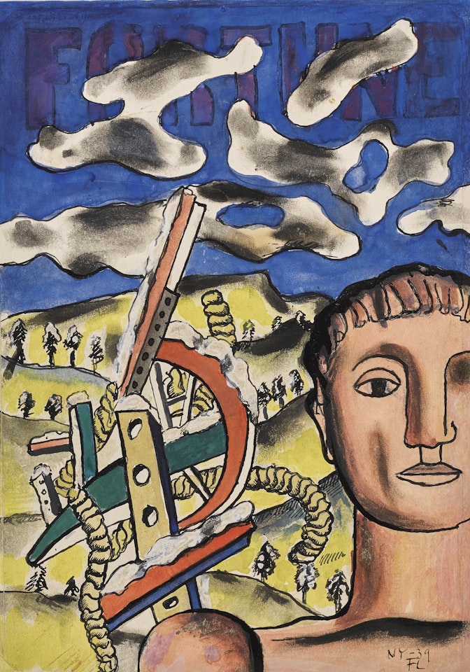 LE COMBATTANT (ÉTUDE POUR "FORTUNE") by Fernand Leger