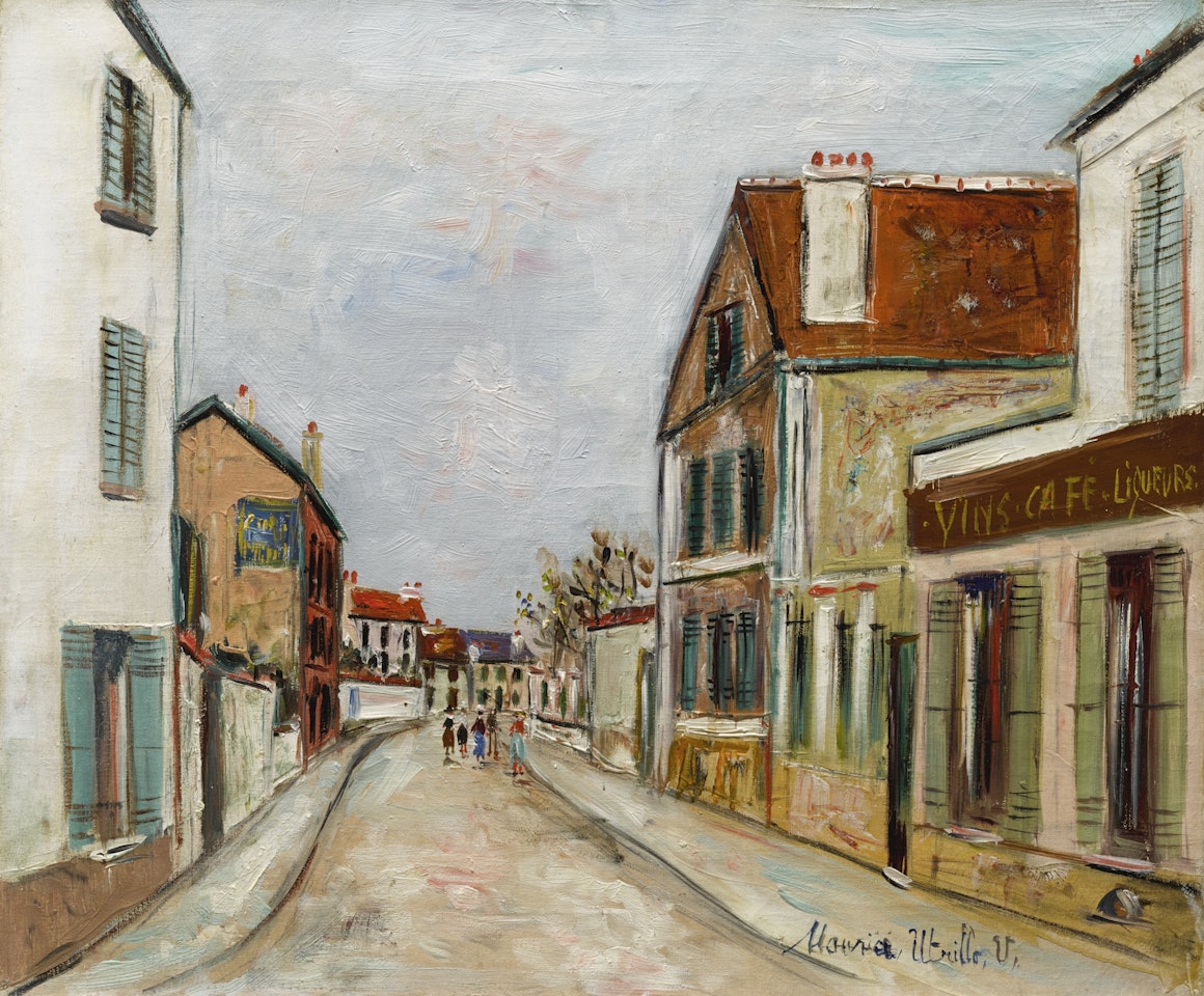 RUE DE BANLIEUE by Maurice Utrillo