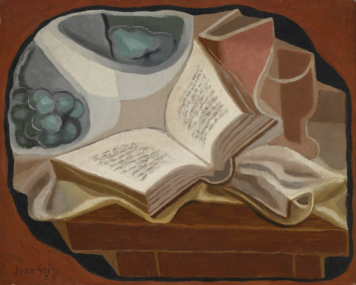 LIVRE ET COMPOTIER by Juan Gris