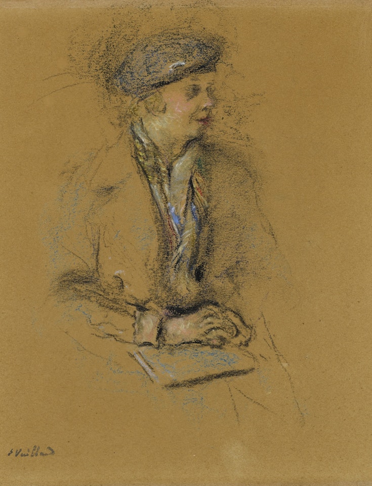 JEUNE FEMME AU BÉRET by Édouard Vuillard