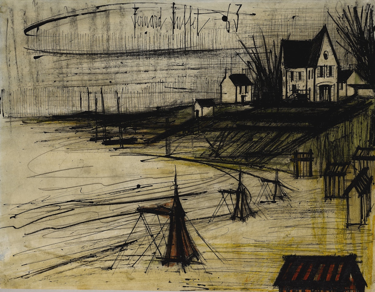 PLAGE DE BRETAGNE by Bernard Buffet