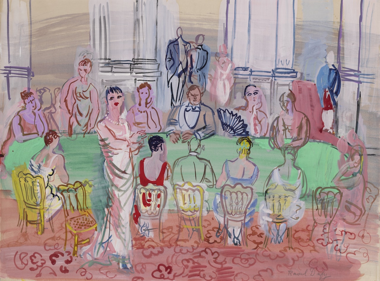 LA BACCARAT OU LA FÊTE by Raoul Dufy