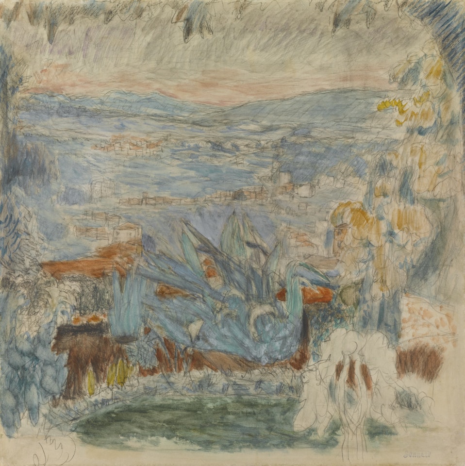 PAYSAGE DU CANNET by Pierre Bonnard