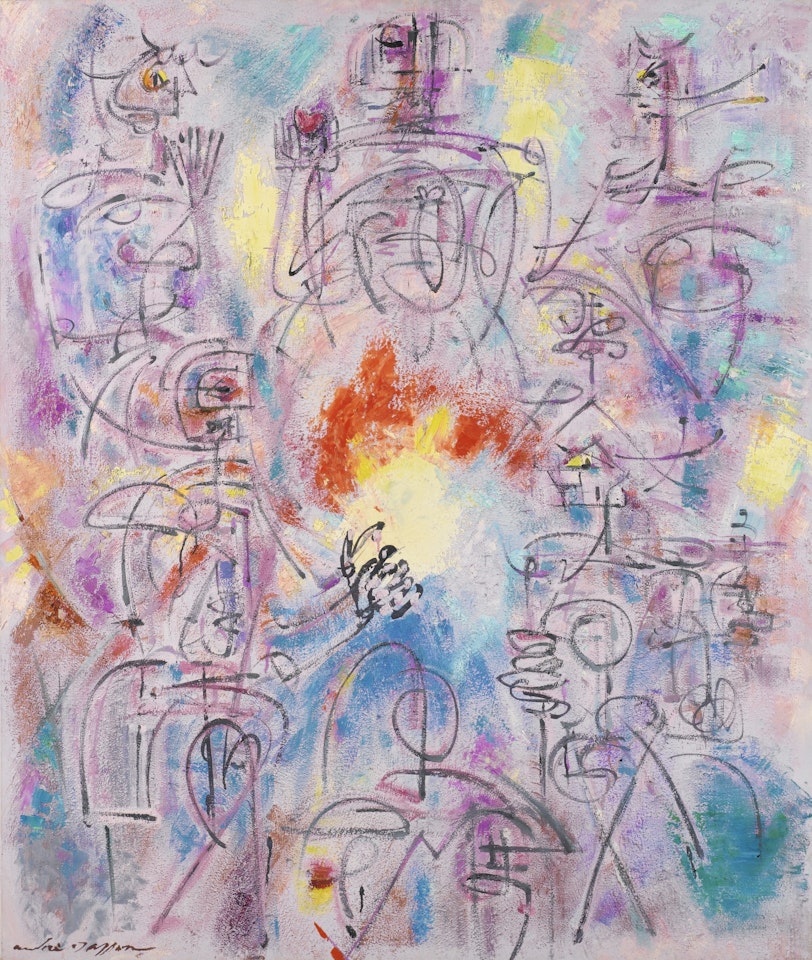 GARDIENS DU FEU by André Masson