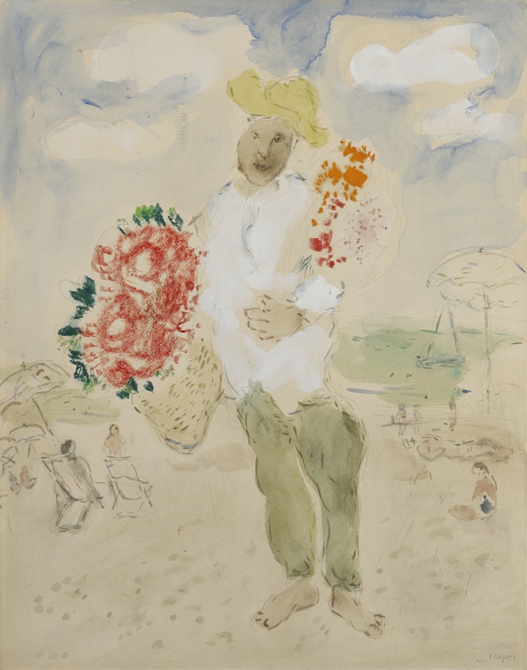 SCÈNE DE PLAGE by Marc Chagall