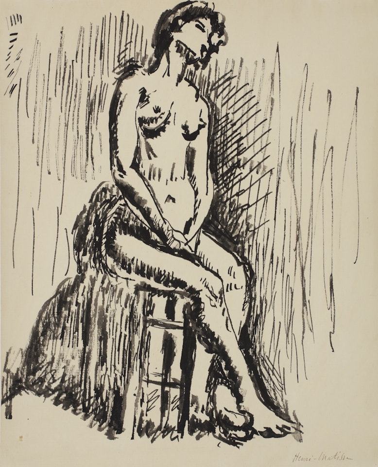 NU ASSIS by Henri Matisse
