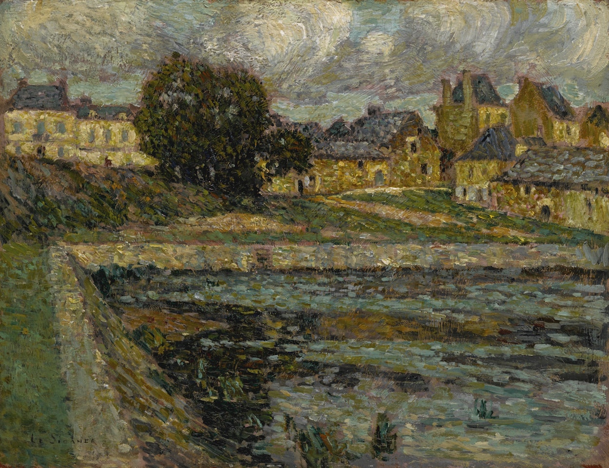 VILLAGE DE MONTREUIL-BELLAY by Henri Le Sidaner