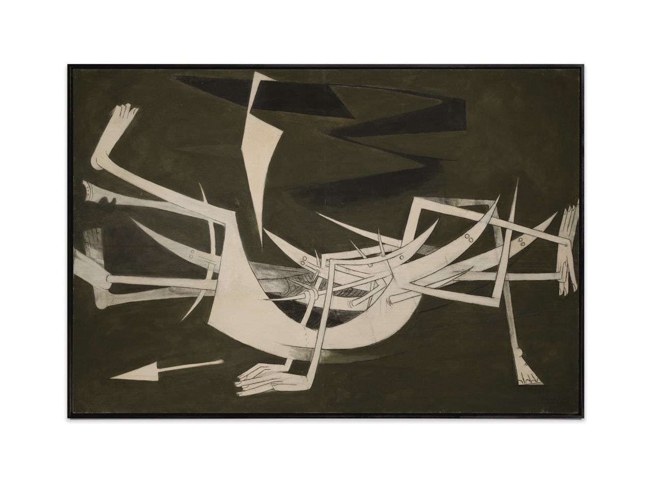 A TROIS CENTIMÈTRES DE LA TERRE by Wifredo Lam