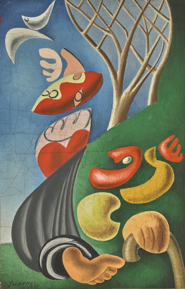 MAN AND BIRD by Leopold Survage