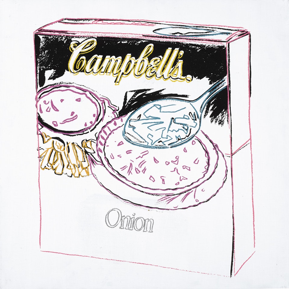 CAMPBELL'S SOUP BOX: ONION  by Andy Warhol