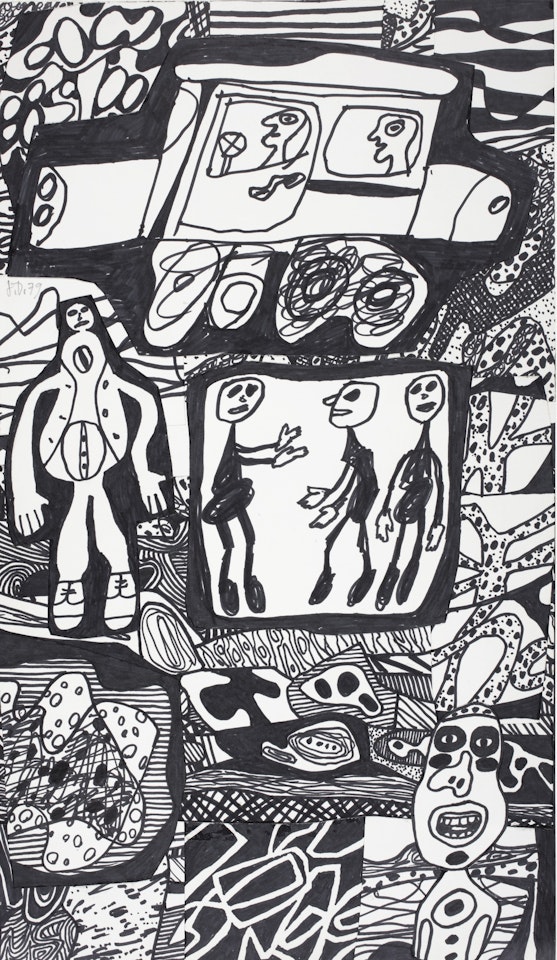 ANNALE XXVII (SITE À L'AUTO) by Jean Dubuffet