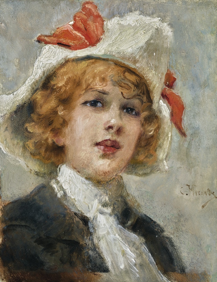 PORTRAIT OF A YOUTH by Konstantin Makovsky