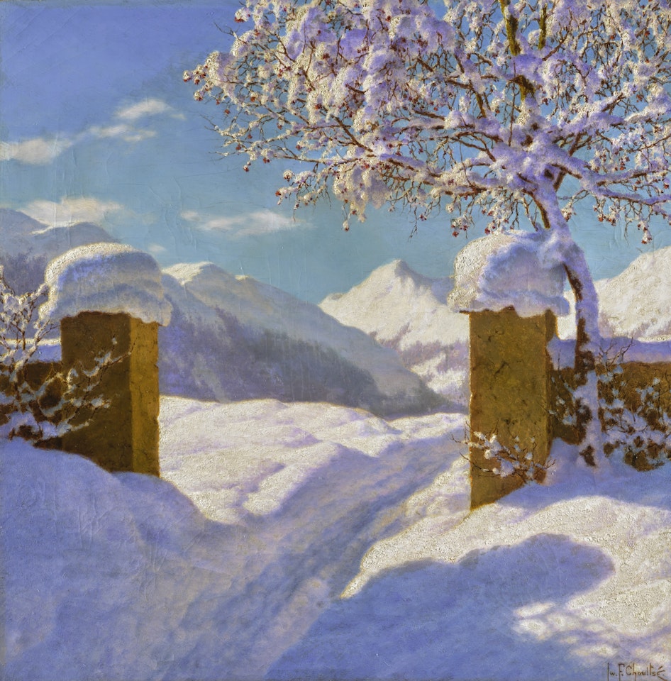 SYMPHONY IN WHITE AND BLUE by Ivan Fedorovich Choultse