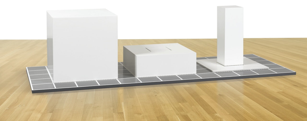 SERIAL PROJECT #1 (D 3 5 7) by Sol LeWitt