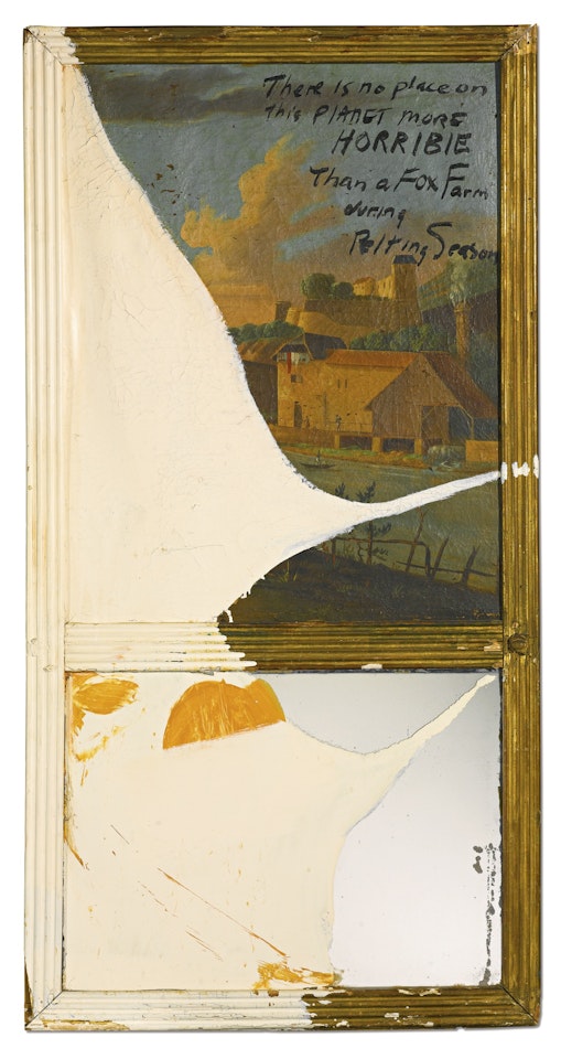 THERE IS NO PLACE ON THIS PLANET MORE HORRIBLE THAN A FOX FARM DURING PELTING SEASON by Julian Schnabel