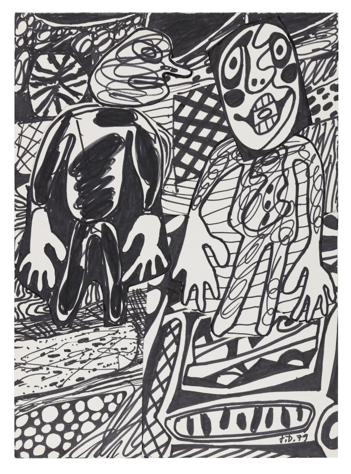 SITUATION CV by Jean Dubuffet