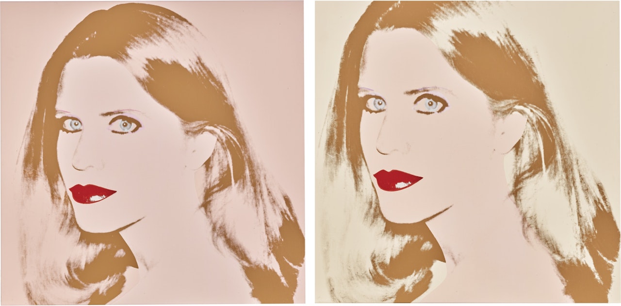 NANCY GLENN [TWO WORKS] by Andy Warhol