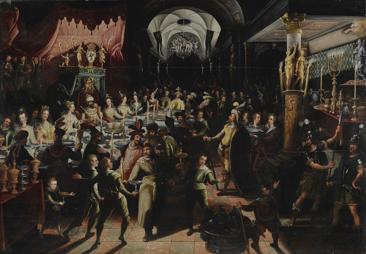 BELSHAZZAR’S FEAST by Flemish School