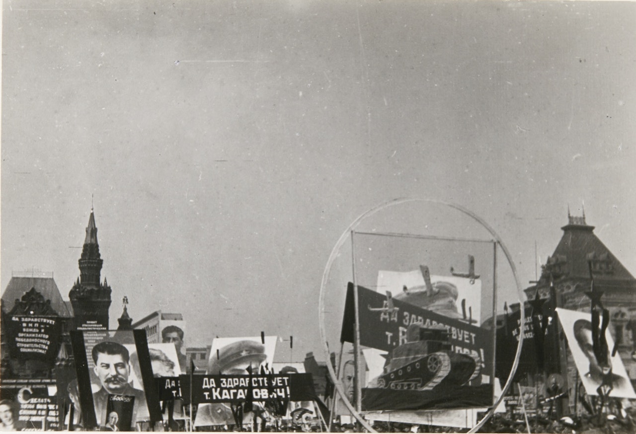 FIRST OF MAY DEMONSTRATIONS by Alexander Rodchenko