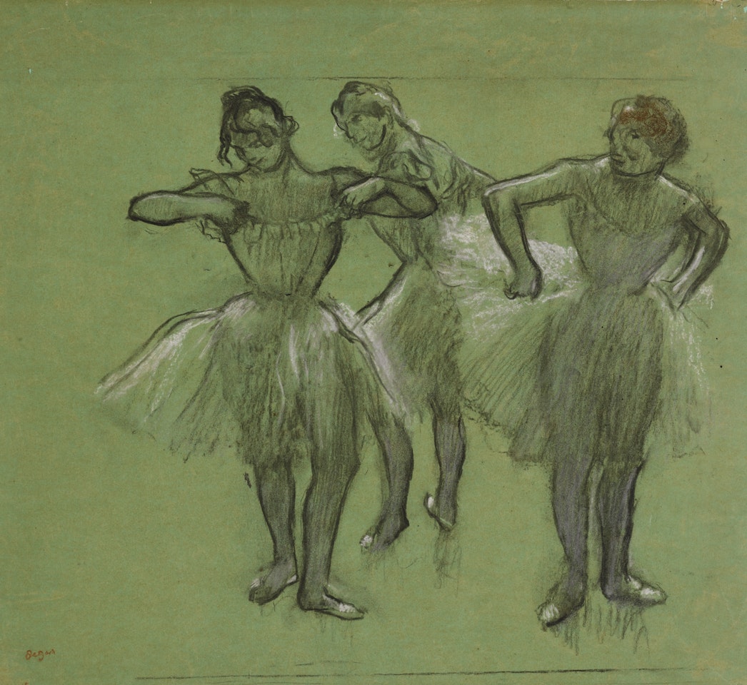 TROIS DANSEUSES by Edgar Degas