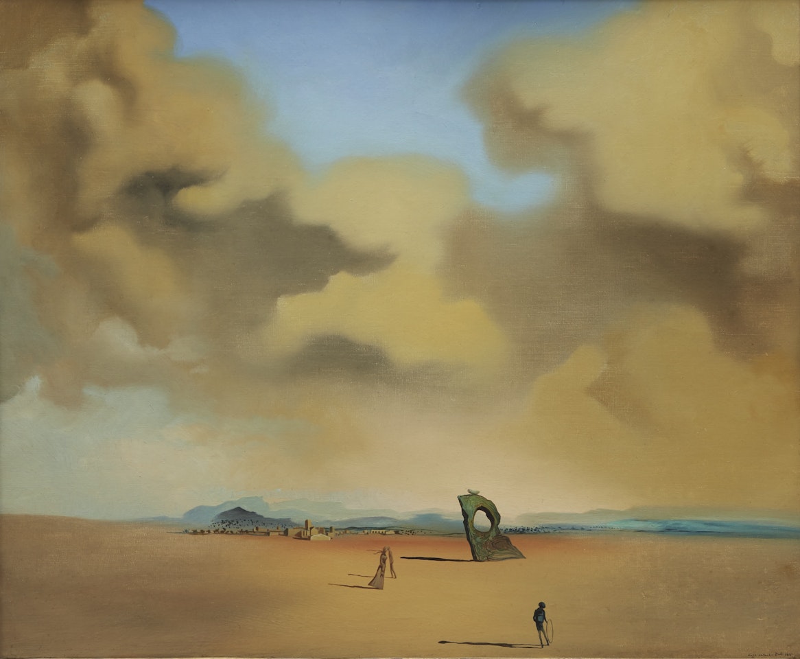 SPECTRE DU SOIR SUR LA PLAGE by Salvador Dali