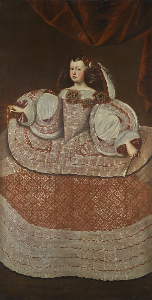 PORTRAIT OF MARIANA OF AUSTRIA, QUEEN CONSORT OF SPAIN (1634–1696) by Spanish School