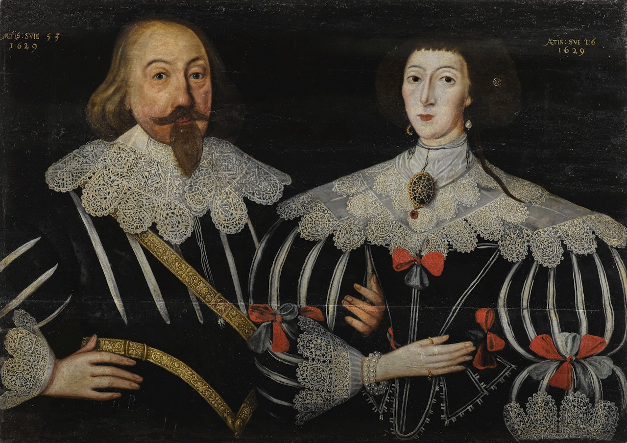 PORTRAIT OF A GENTLEMAN AND HIS WIFE by English School