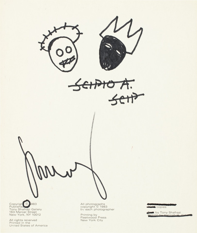 UNTITLED (SCIPIO A.) by Jean-Michel Basquiat