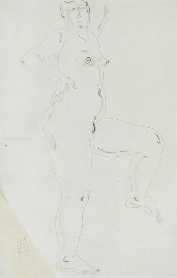 STANDING NUDE by Sanyu